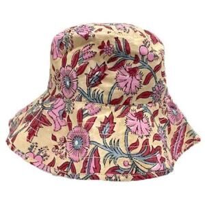 Hat Attack Printed Floral Bucket Hat Pink NEW